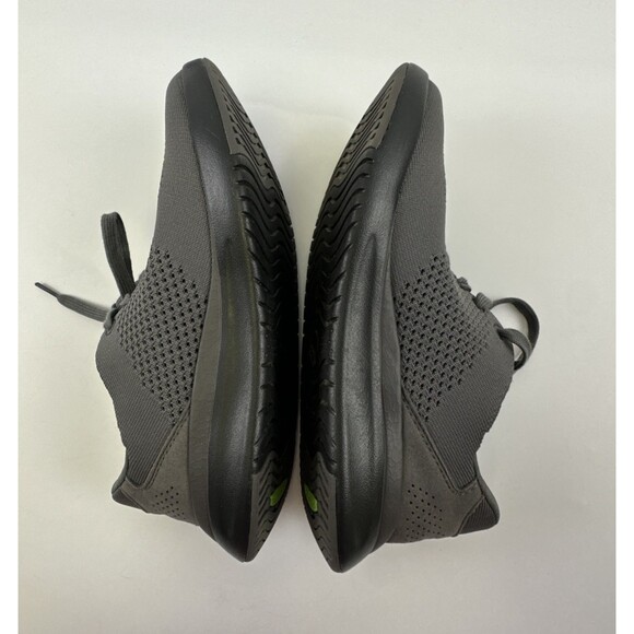 Kizik Lima Knit Sneaker Graphite Gray Lace Up Hands Free Comfort Womens 8.5 Wide - Picture 9 of 12